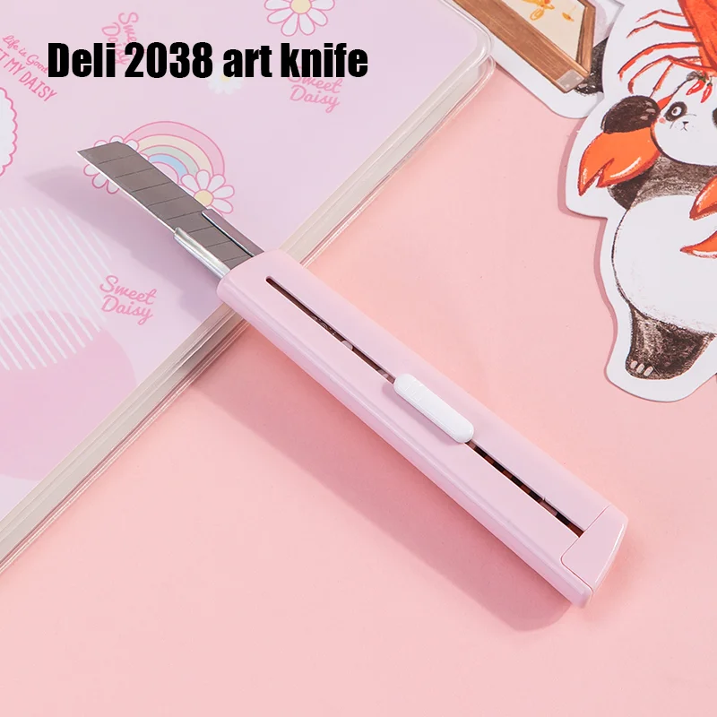 Deli 2038 Art Utility Knife Pen Knife Express Box Knife Paper Cutter C –  AOOKMIYA