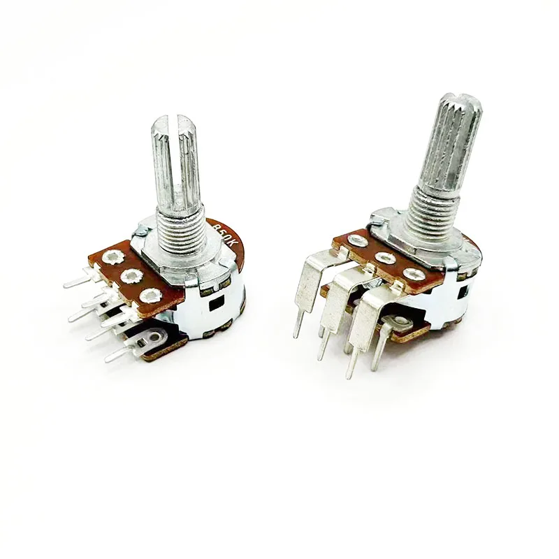 B10k переменный резистор стерео. Двойной потенциометр b500k. Потенциометр b50k стерео. Переменный резистор b22 к стерео (двойной). Потенциометры стерео.