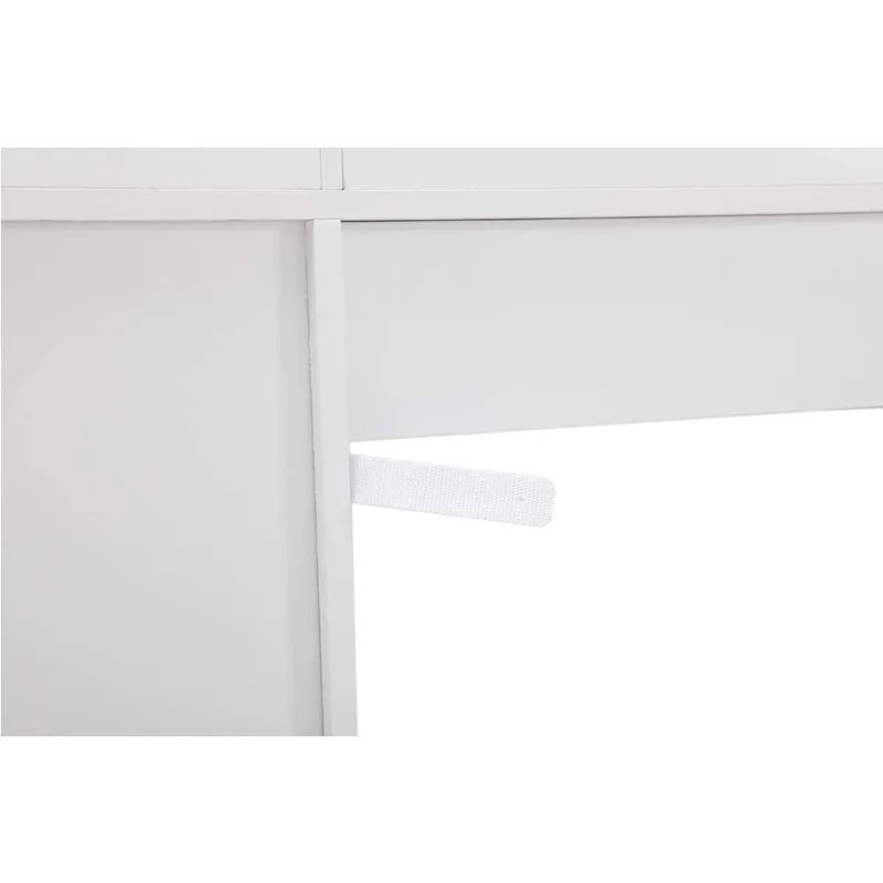 White Vanity Table with Led Light Makeup Mirror Small Dressing Table Make up Vanity Table Set