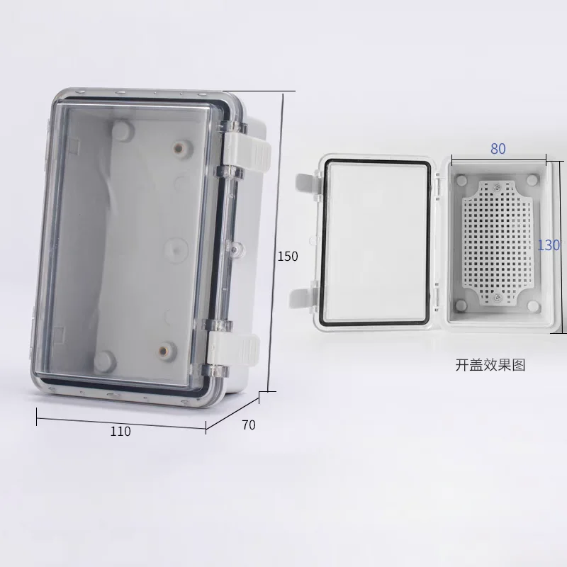 ル 年末のプロモーション 電子機器用150*100*70mmIP65屋外ヒンジ付き防水ケース アクセサリ