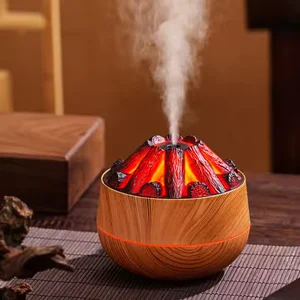 Nice Price New Charcoal Fire Humidifier Electric Air Humidifier USB Fire Aroma Humidifier