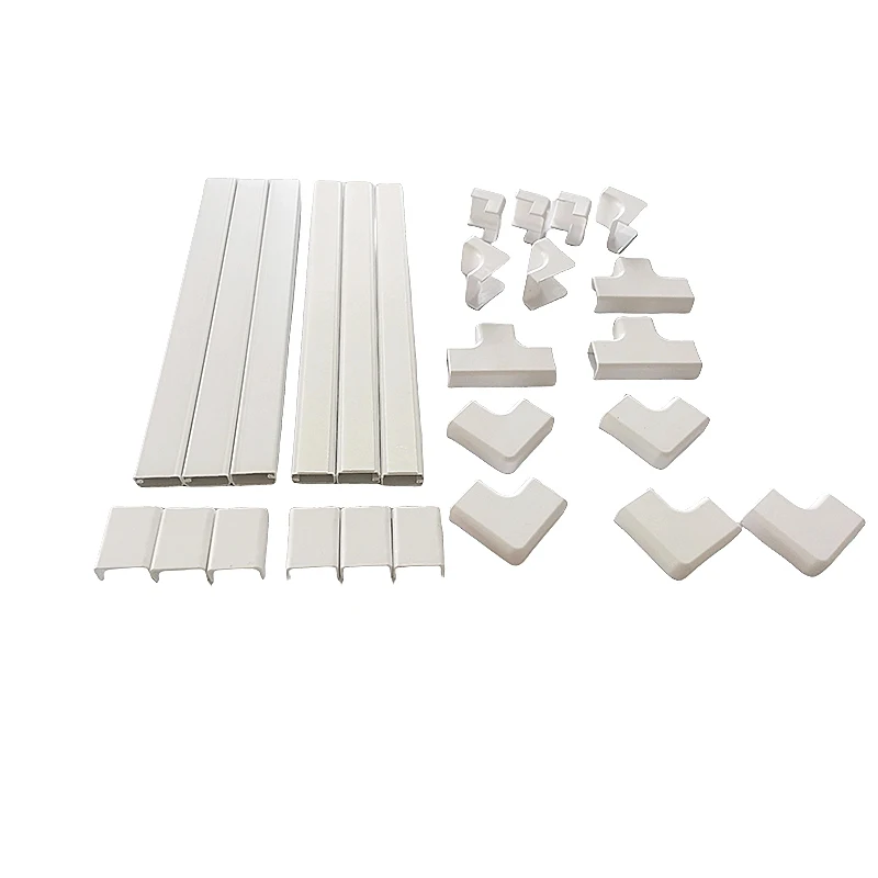 White Upvc PVC Cable Gutters - Fire Resistant & Durable