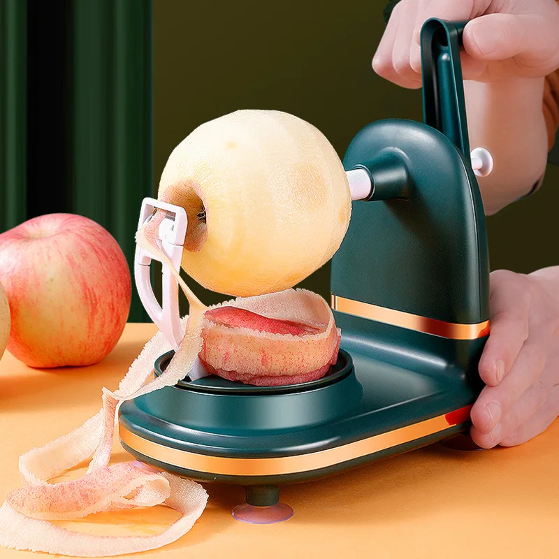 Éplucheur manuel à poignée rotative pour Fruits, éplucheur manuel de pommes, lame éplucheuse de poires, outils de cuisine