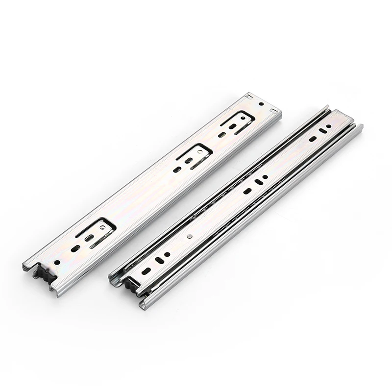Smooth Durable 3 Fold Full Extension Drawer Slide Telescopic Channel