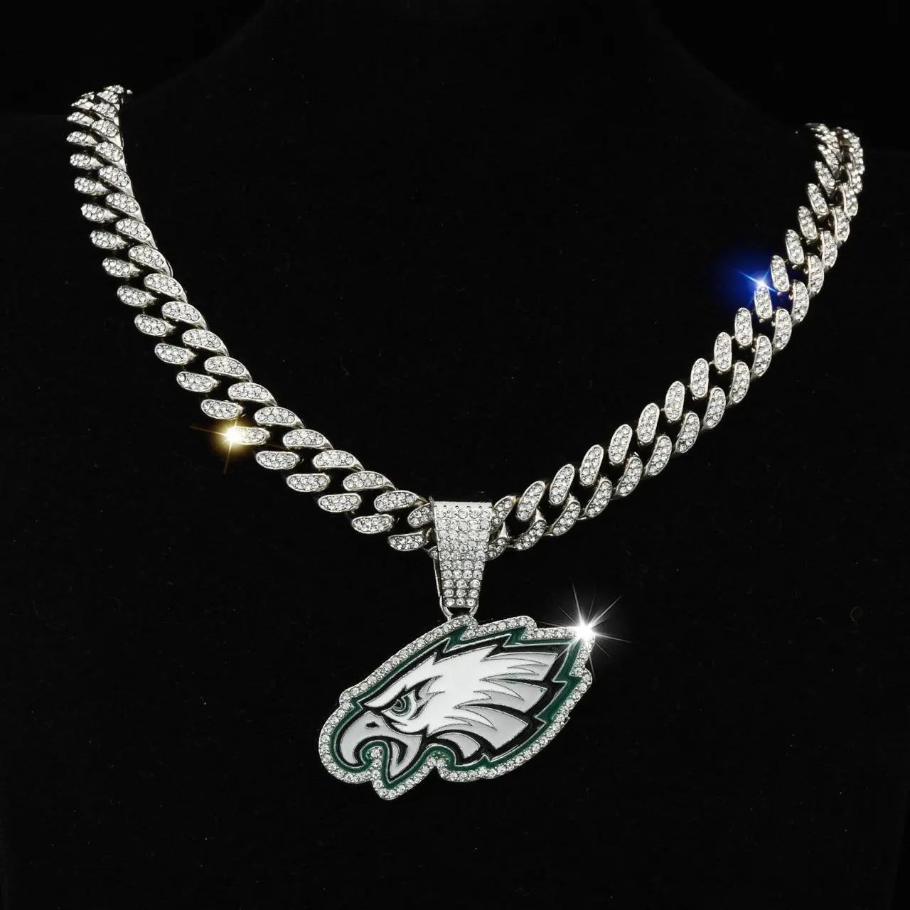 Collier Chaîne NFL – Philadelphia Eagles – Argenté (adulte Unisexe) – Neuf