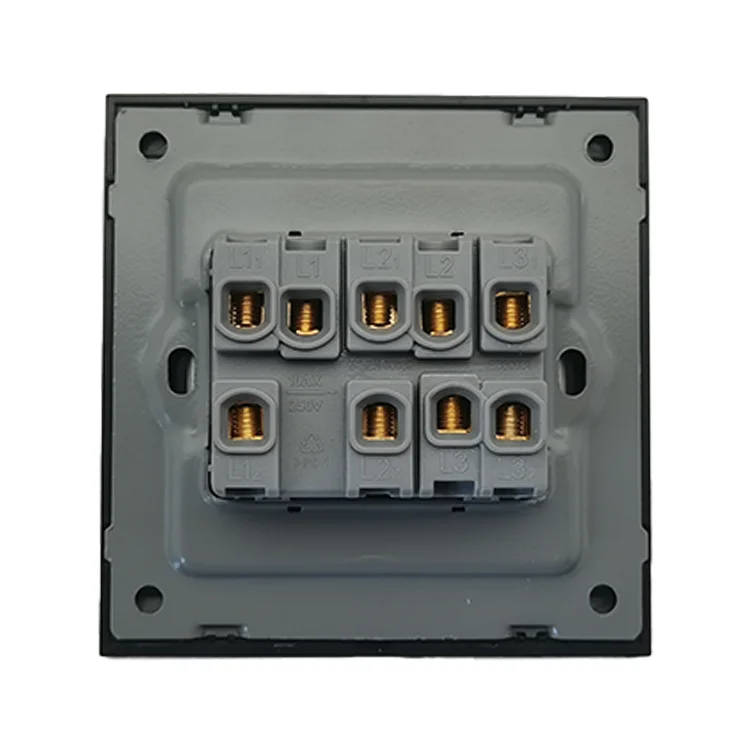 Uk Standard Wall Socketed Switch 16A Universal Wall Socket Wall Switch With Neon