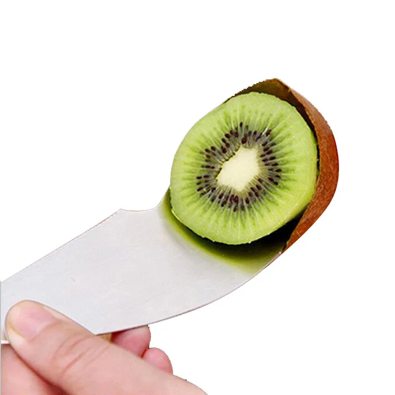 stainless steel kiwi knife spoon fork