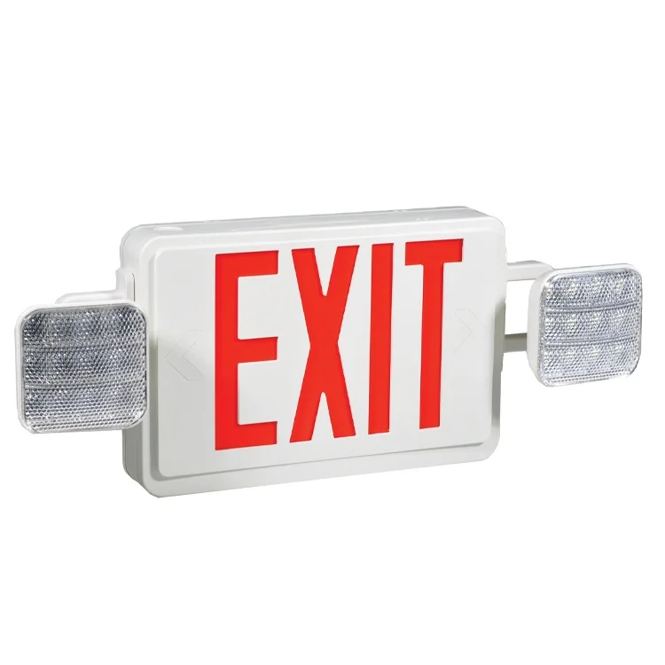 Made by JIMING UL Exit Sign Combo Emergency Lighting JLEC2RW CUL Emergency Light Electric Exit Sign