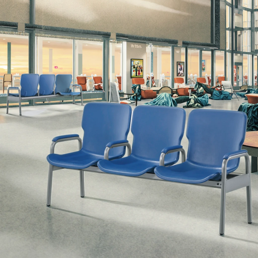 Modern Hybrid Steel Infusion Hospital Waiting Chairs for Hospital & School Use Durable Eco-Friendly Portable Bulk Order Deals 4