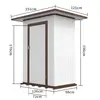 The small house does not include flooring