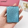 Blue rectangle mirror