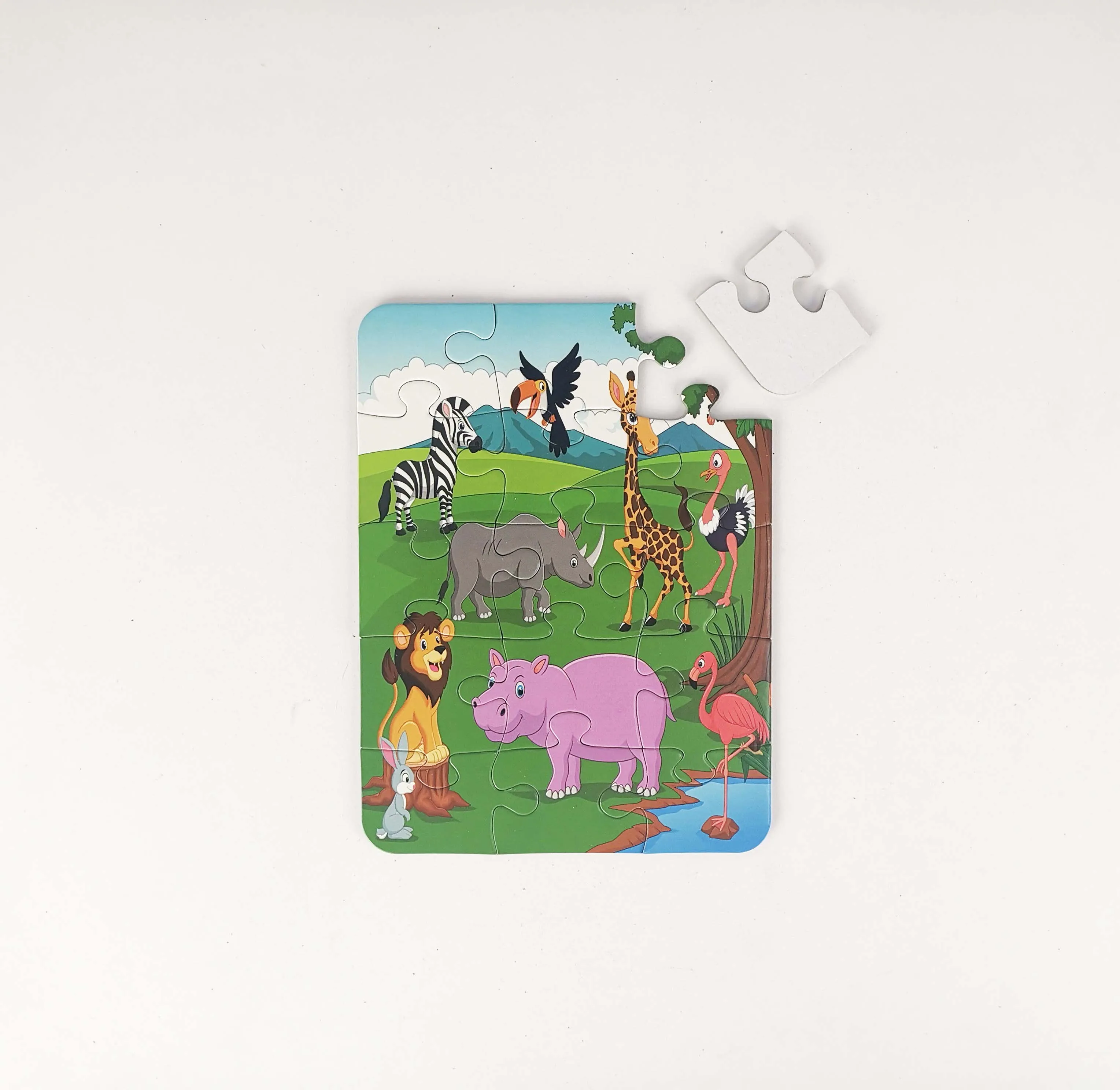 Изготовленный На Заказ крафт-бумага мультфильм животных дети