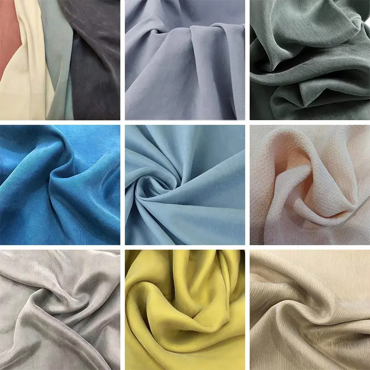 Hot Sale Woven Shirt Lining Sand Wash Viscose Washing Cupro Fabric ...