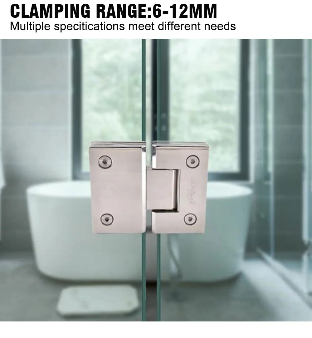 90 Degree Stainless Steel Glass Mount Shower Hinge Curved Glass Door Hinges Buy Hinged Shower 6399