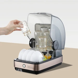 Portable Touch Control Bottle Sterilizer for Babies Visual Window Disinfection Cabinet  Baby Bottle Warmer and Sterilizers