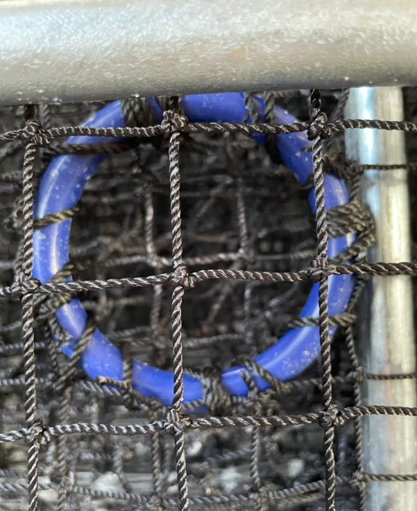 Aluminum Alloy Solid Frame Lobster / Crab /fishing Trap Black Pe Net