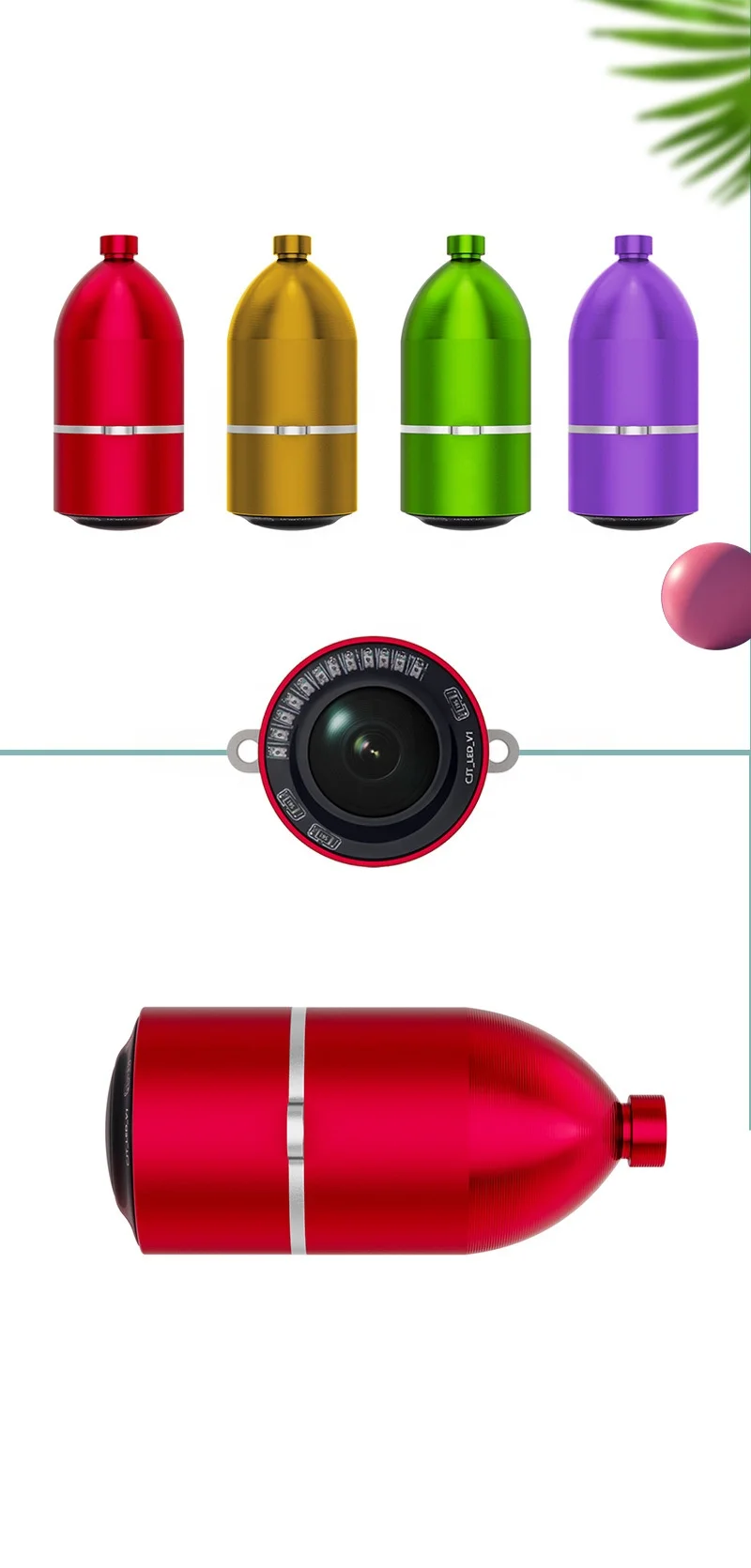 5inch IPS LCD WiFi 720P Visual Fish Finder 30m Cable Line Ice Fishing Underwater Fishing Camera