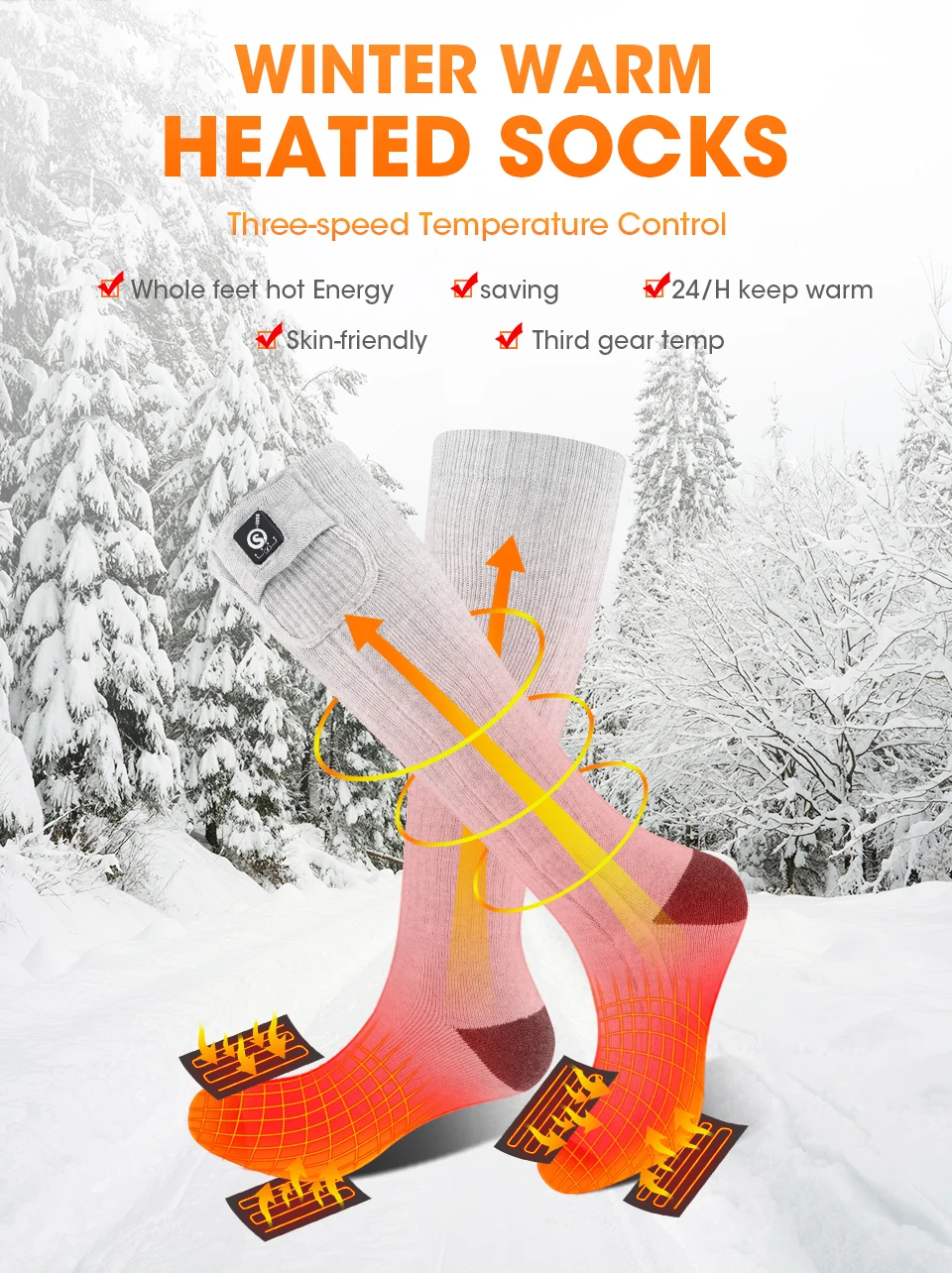 Foot Hand Warmers, SAVIOR, 7.4V - detail 2