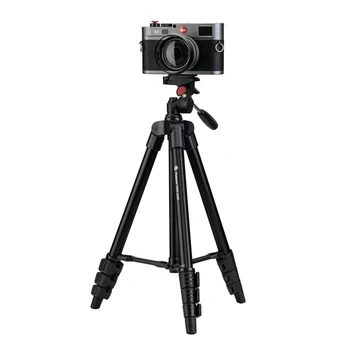 Hot Sale Lightweight Portable Camera Tripod Aluminum Camera Tripod Compact Tripod for Smartphone detail image
