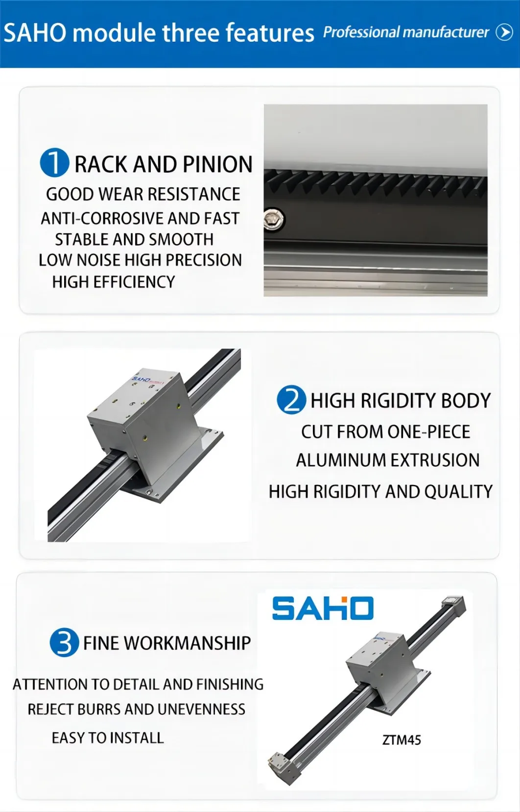 Precision Rack And Pinion Guide Rail Slide Module Linear Module Buy