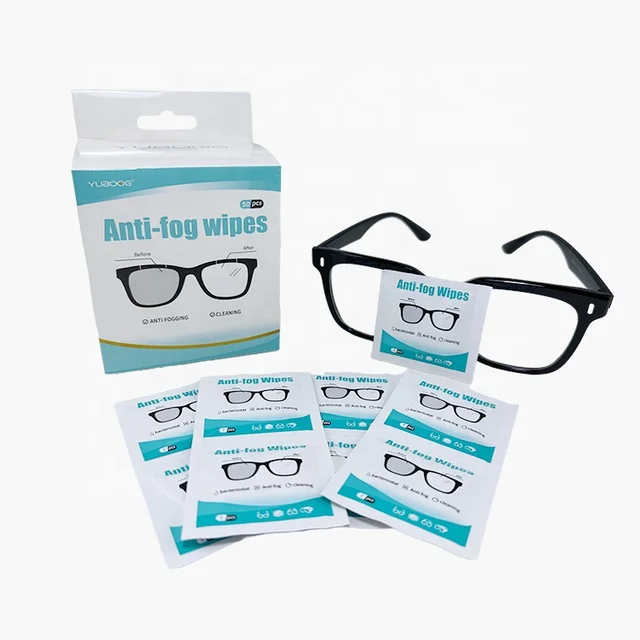 Customized Promotional Dust Removal And Anti Fog Independent Packaging Lens Cleaning Wipes