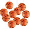 10 pelotas de baloncesto naranjas