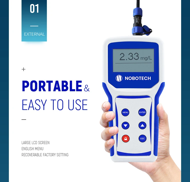 Ozone Test In Water Cln170 Portable Dissolved Ozone Meter 50ppm With Constant Voltage Ozone