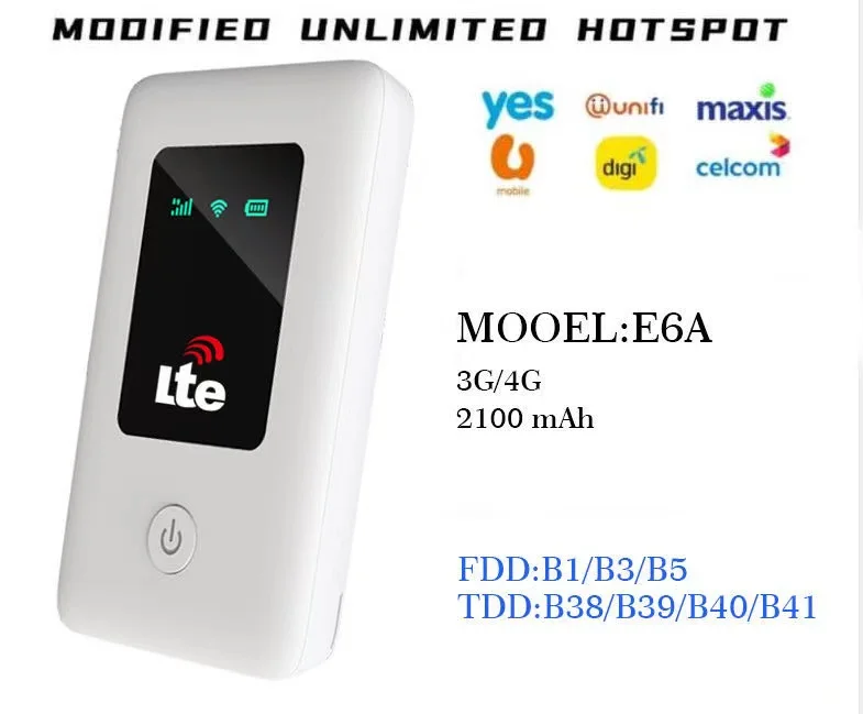 OEM Lock Frequency Bands Plug N Play Sim Slot 4G LTE Wifi Routers Portable Mobile Wifi Hotspot