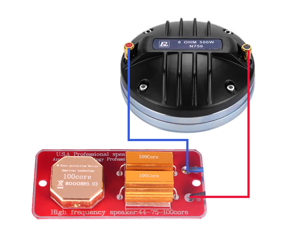 1pcs Professional Anti-burning Stage High Frequency Speaker Protection Board  Bass protector Crossover Tweeter Protection Board