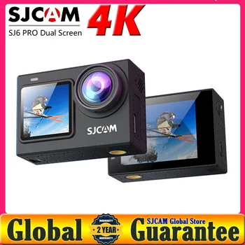 SJCAM New Release SJ6PRO Dual Screen 4K 60FPS Super Night Vision Action Camera Anti-Shake Waterproof WiFi Camera product image