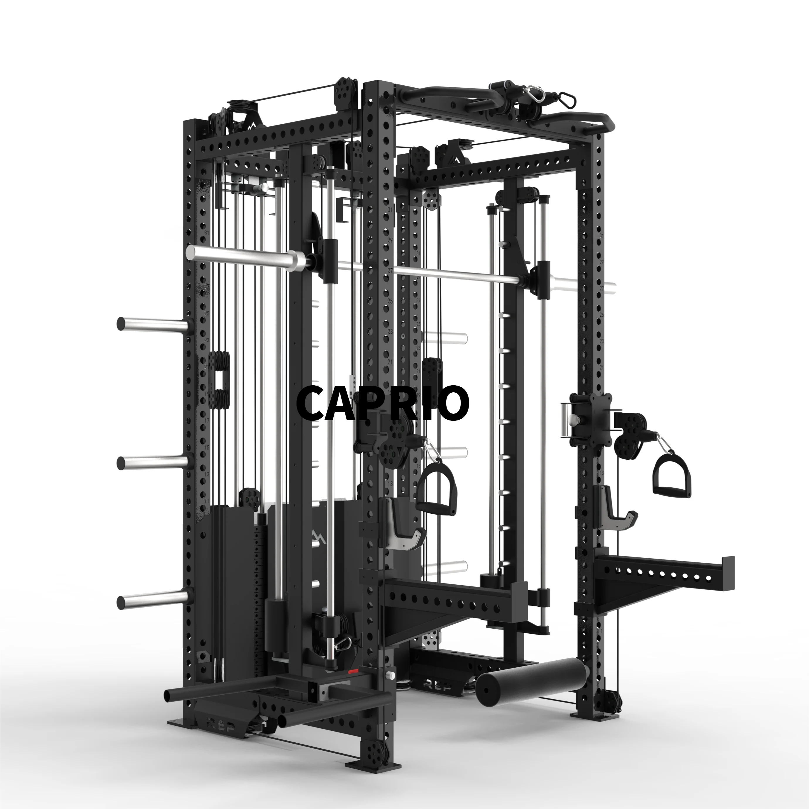 Professional Home Gym Strength Training Machine Multi-Functional Trainer Adjustable Squat Rack Weight Pile Indoor Exercise Chest