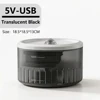 USB: Pet Fountain, Trans Black