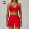 bright red