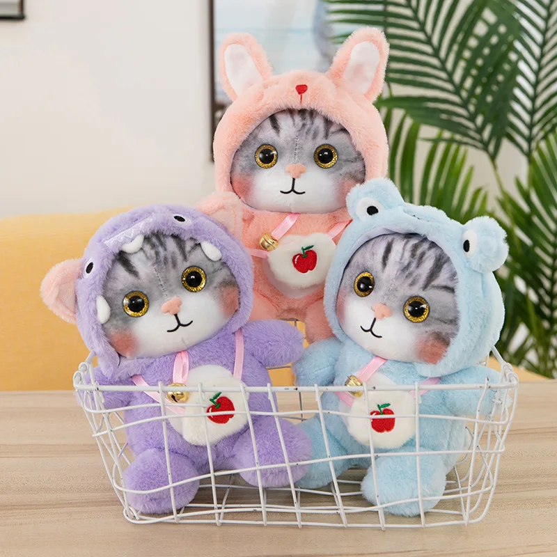 Good Custom Adorable Cute Cat Stuffed Doll Plush popular Toy Animals