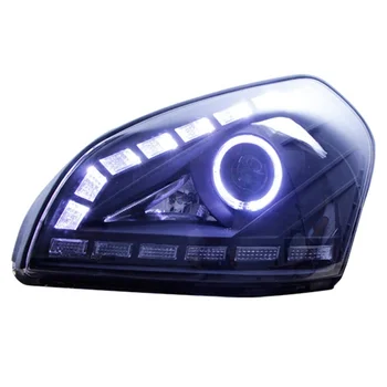 Front Light for Hyundai Tucson 2005 2006 2007 2008 2009 2010 2011 2012 Headlights LED DRL Turn Signal Angel Eyes Be-xenon Lens