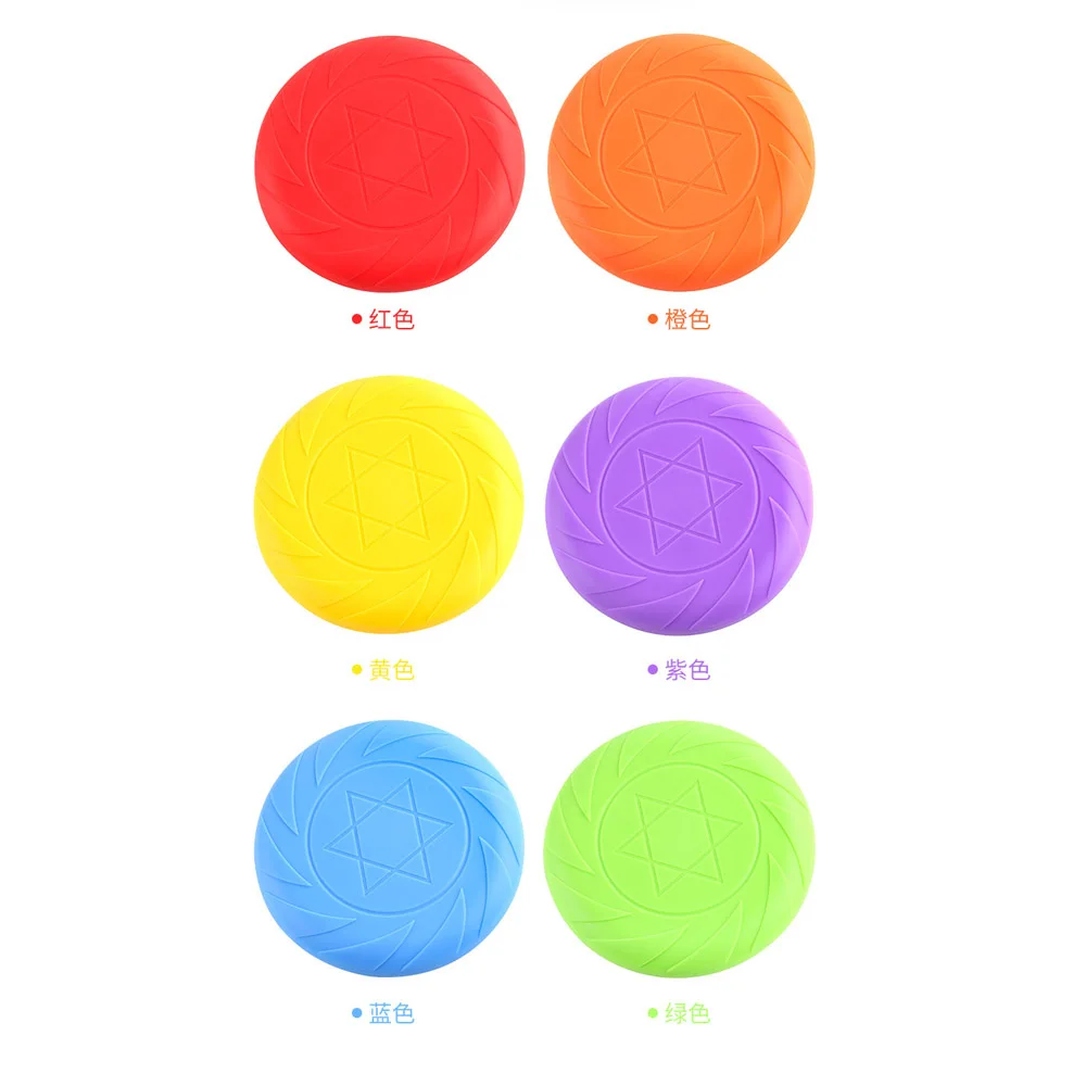 6 шт. в 1 наборе легкие мягкие пищевые фрисбайки командные спортивные игрушки для взрослых летающий диск игр на открытом воздухе