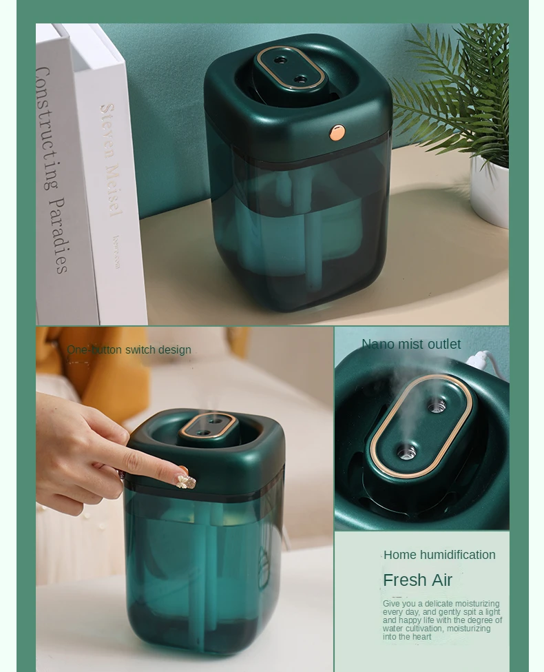 Mini Ultrasonic Atomizer Air Humidifier for Home Hotel