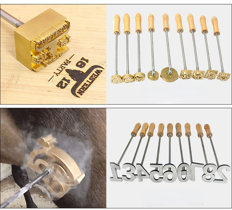 Custom Label Logo Branding Electric Soldering Embossing Iron Metal