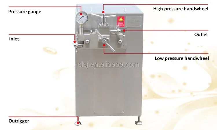 Высококачественный молочный гомогенизатор, молочный гомогенизатор с охлаждающим резервуаром, пастеризационная машина
