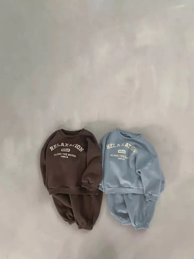 2023 Spring Boys' Sweater Pants 2 Sets Of Comfortable Children's