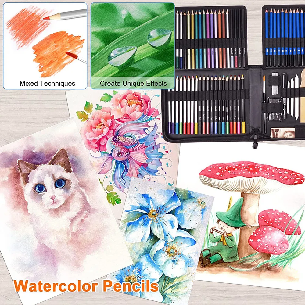 Bview Art Beginners Professional Artists 83 Pcs Kit
