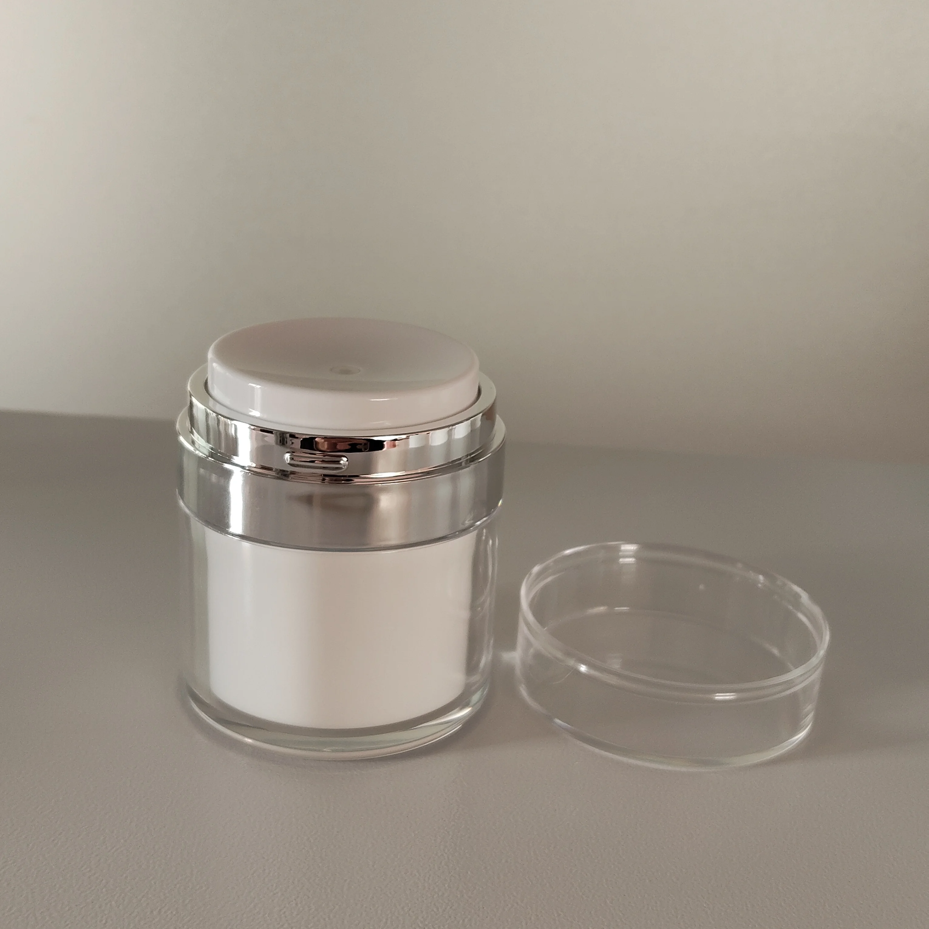 Luxury Airless Cream Jar for Skincare - 15g to 100g