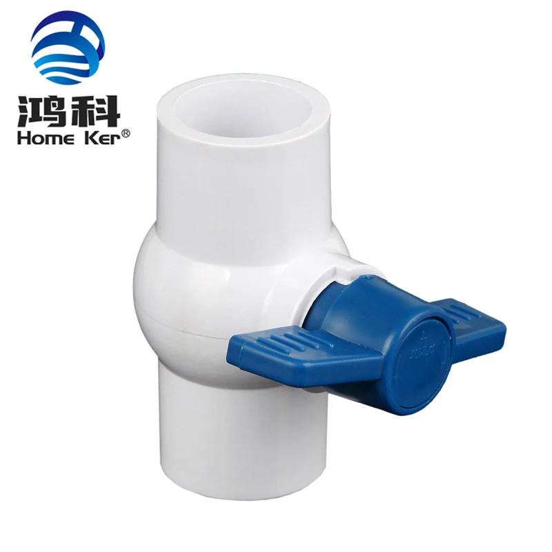 2021 NEW PVC UPVC Ball Valve Plastic Africa Plastic Ball Valve Hot Selling Plastic Pvc Ball Valve