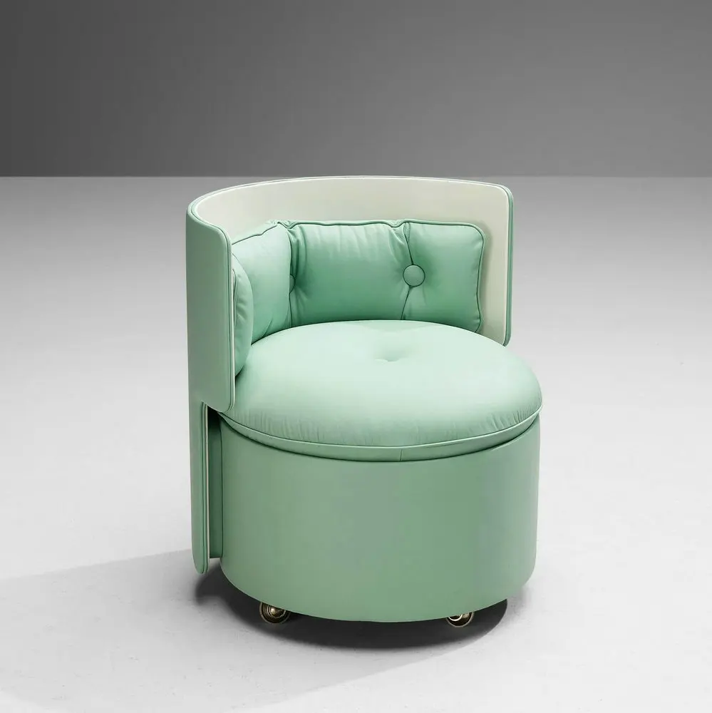 green velvet dressing table chair Virginia Green Velvet Dining Chair Set of 2 | Modern Scandinavian main image 1