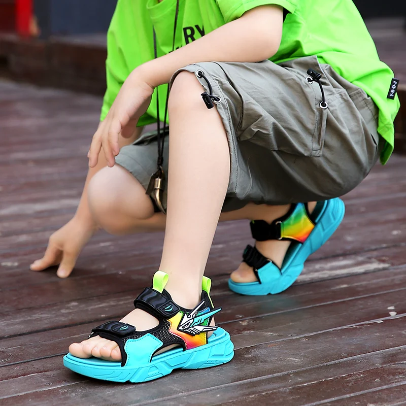 tombik Toddler Water Shoes Boys Beach Sandals Kids Slide Slipper for  Walking/Play Navy/Blue/Shark 5-6 US M Toddler : Buy Online at Best Price in  KSA - Souq is now Amazon.sa: Fashion