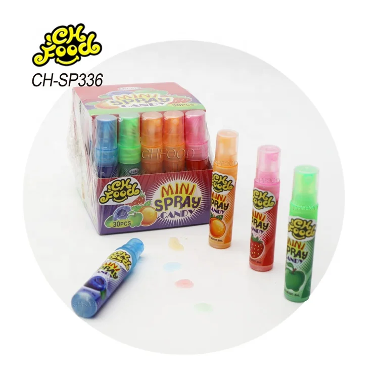 Wholesale Low MOQ Mini Bottle Sour Fruit Flavor Liquid Spray Candy Sweets for Kids