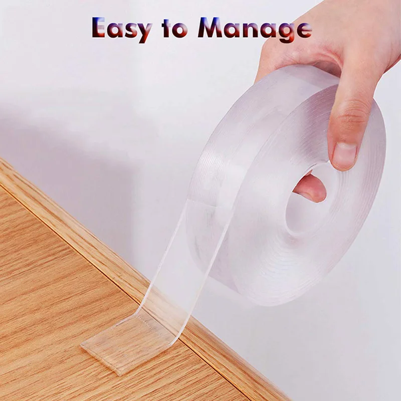 Nano Grip Double Sided Clear Tape Waterproof Reusable Double Sided Nano