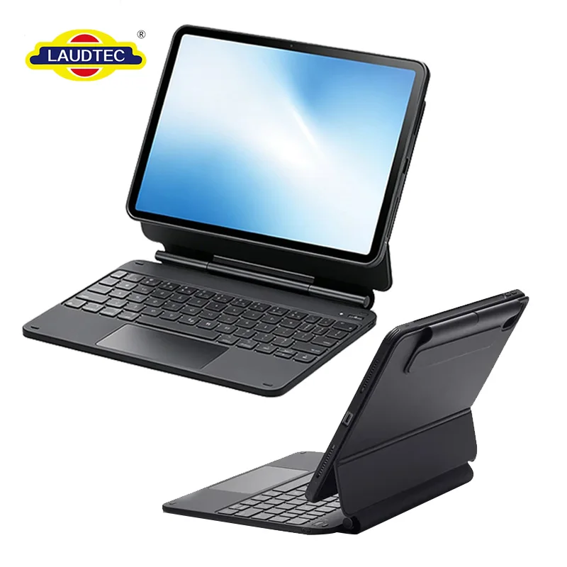 Laudtec Detachable 2-in-1 Keyboard Case with Protective Back Cover-Use with Keyboard or Alone, for iPad Air 11
