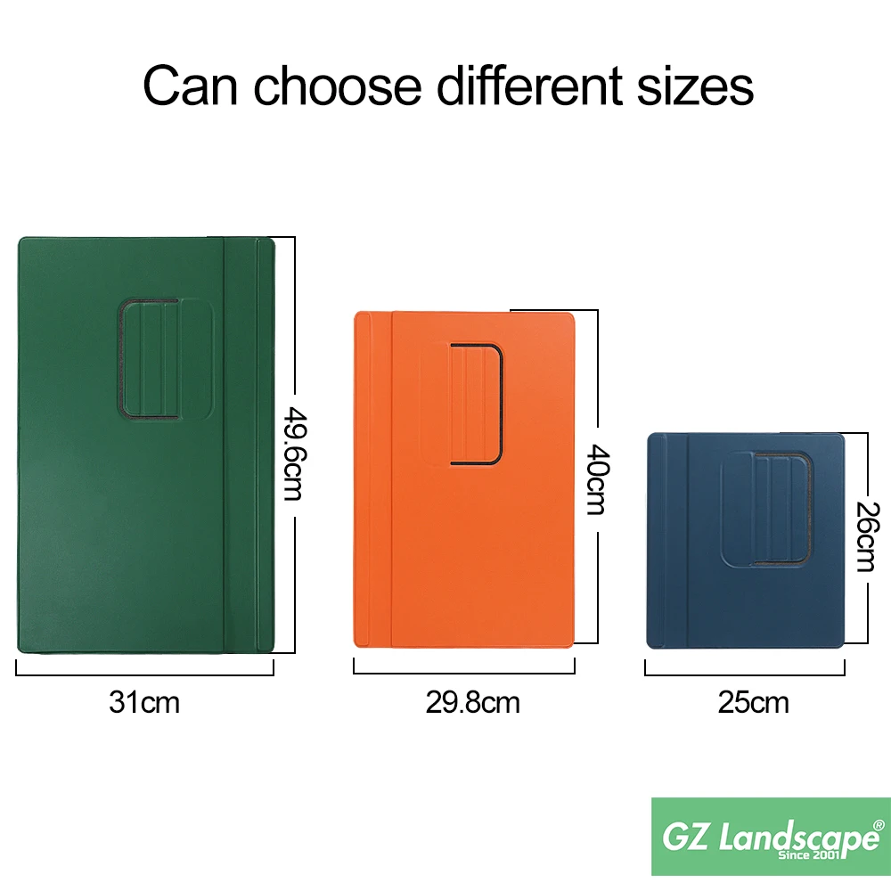 Adjust Angle Foldable Holder Leather Custom Magnetic Accessory Organizer Laptop Tablet Phone Read Book Stand Smart Desk Mat