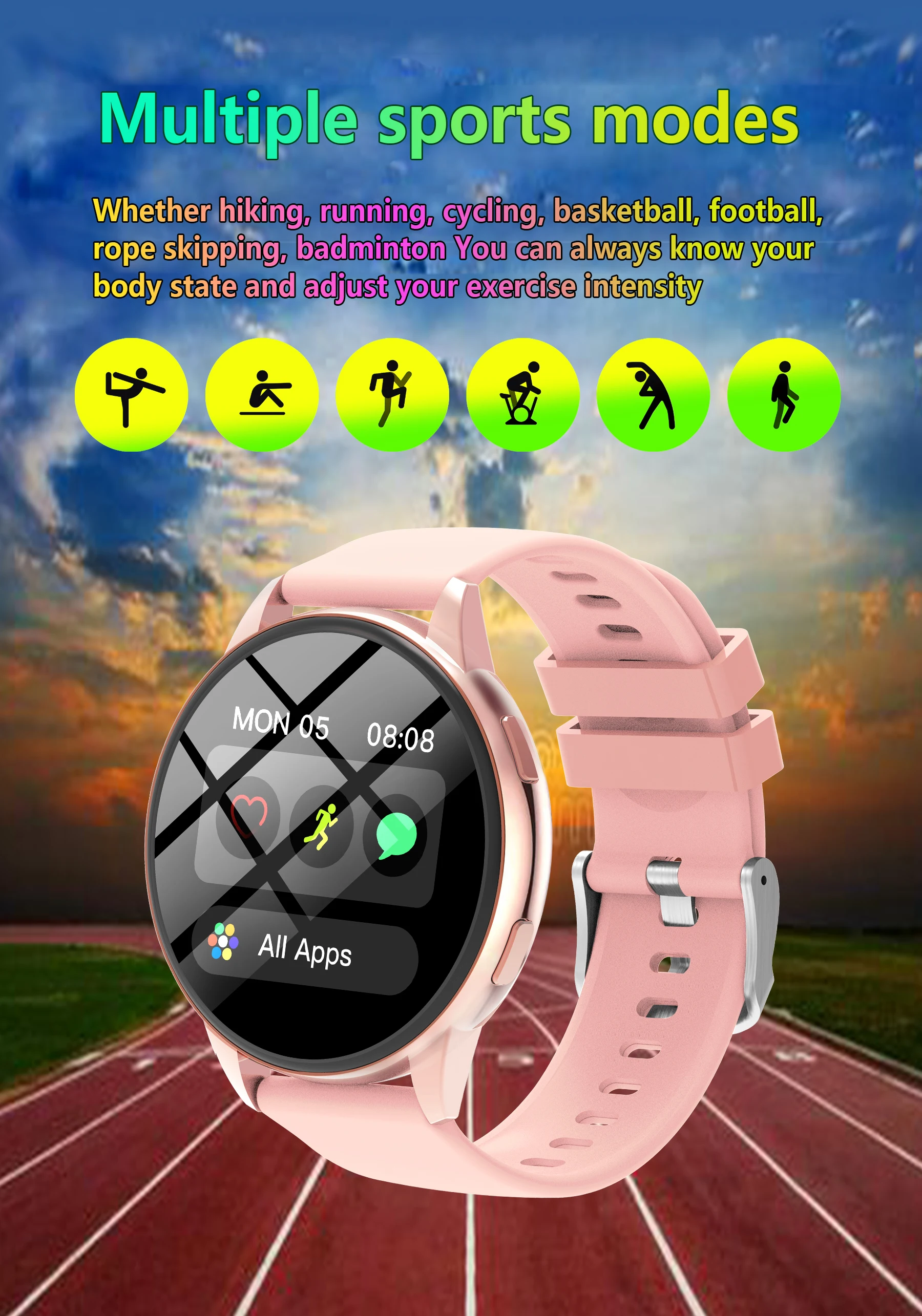 New Arrivals 2025 High Quality T10 Smartwatch Luxury Fitness Sports Android Fashion Reloj Inteligente Smart Watch 2 En 1